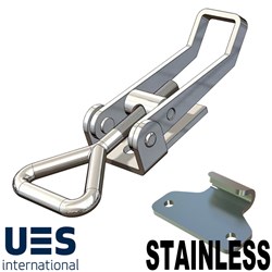 OVERCENTRE LATCH S/STEEL 107MM