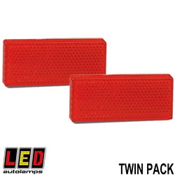 LED AUTO REFLECTOR PK2 RED