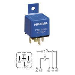 NARVA RELAY 5 PIN 30A