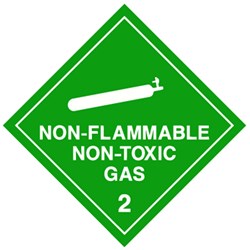 SIGN 'NON FLAMMABLE' DIAMOND