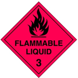 SIGN 'FLAMM LIQUID 3' DIAMOND