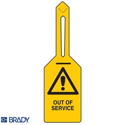OUT OF SERVICE/WARNING TAG