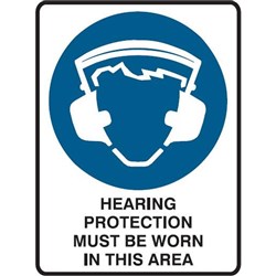 SIGN 'HEARING PROTECTION'