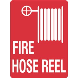 SIGN 'FIRE HOSE REEL'