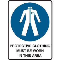 SIGN 'PROTECTIVE CLOTHING'