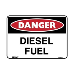 SIGN 'DANGER DIESEL FUEL'