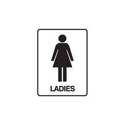 SIGN 'LADIES'