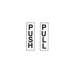 SIGN 'PUSH' & 'PULL'