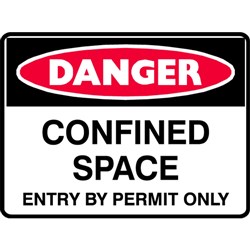 SIGN 'CONFINED SPACE PERMIT'