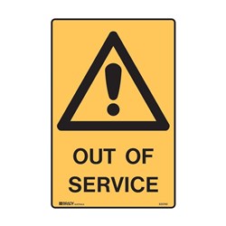 SIGN 'OUT OF SERVICE'