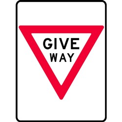 SIGN 'TRAFFIC GIVE WAY'