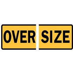 SIGN TRUCK SPLIT OVERSIZE