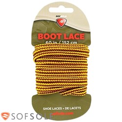SOFSOLE BOOT LACES GOLD BROWN