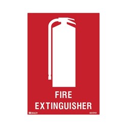 FIRE EXTINGUISHER STICKER