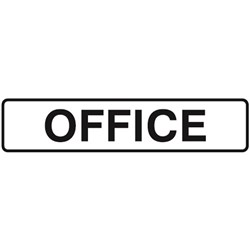 SIGN 'OFFICE' BLACK ON WHITE