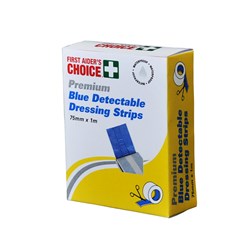 DETECTABLE BLUE DRESSING STRIP