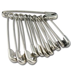 SAFETY PINS ASSORTED PK 12