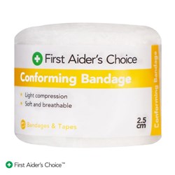 CONFORMING BANDAGE 2.5CM