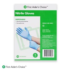 GLOVES NITRILE PAIR