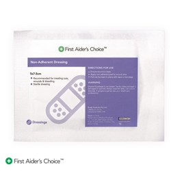 NON-ADHERENT DRESSING 5X7.5CM