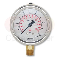 PRESSURE GAUGE 14.5PSI 63MM