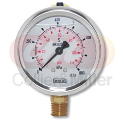 PRESSURE GAUGE 116PSI 63MM