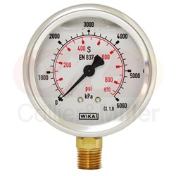 PRESSURE GAUGE 860PSI 63MM