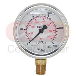PRESSURE GAUGE 3600PSI 63MM