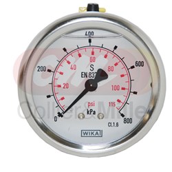 PRESSURE GAUGE 116PSI 63MM