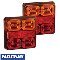 NARVA LED SQUARE LAMP KIT PK2