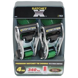 RATCHETX TIE DOWN STRAP 25MM