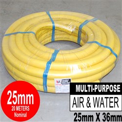 HOSE YELLOW PNUEMATIC 25MMx20M