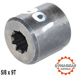 SPLINED HUB 5/8 X 9T X 1.25"