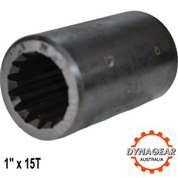 SPLINED COUPLING 1 X 15T