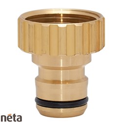 NETA BRASS TAP ADAPTER 18MM