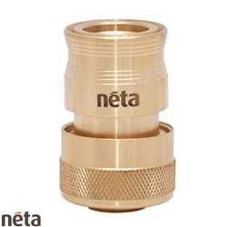 NETA BRASS HOSE CONNECTOR 12MM