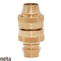 NETA BRASS HOSE JOINER 18MM
