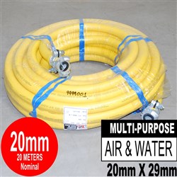 HOSE YELLOW PNUEMATIC 19MMx20M