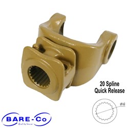 YOKE Q/R W2600 1-3/4X20 SPLINE