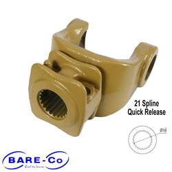 YOKE Q/R W2600 1-3/8X21 SPLINE