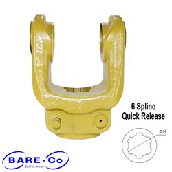 YOKE Q/R W2600 1-3/4X6 SPLINE