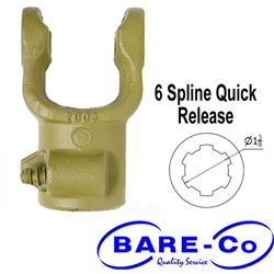 YOKE Q/R A1 1-3/8 X 6 SPLINE