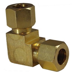 BRASS COMPRESSION UNION ELBOW