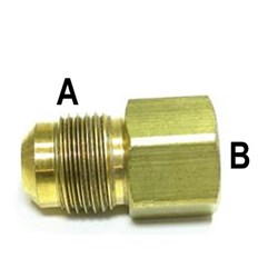 BRASS FLARE UNION - 5/16 TUBE
