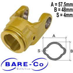 YOKE OUTER TUBE W2400 LEMON