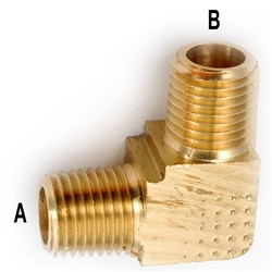 BRASS BSPT ELBOW 90 M/M