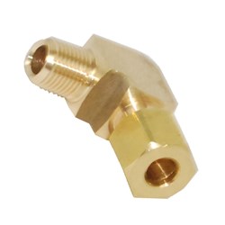 BRASS COMPRESSION ELBOW 90 M