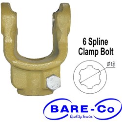 YOKE CLAMP A6 1-3/8 X 6 SPLINE