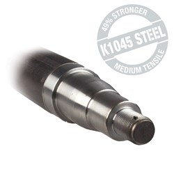 STUB AXLE 61MM ROUND