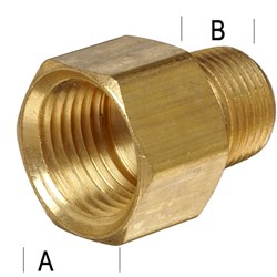BRASS NPT ADAPTOR F/M